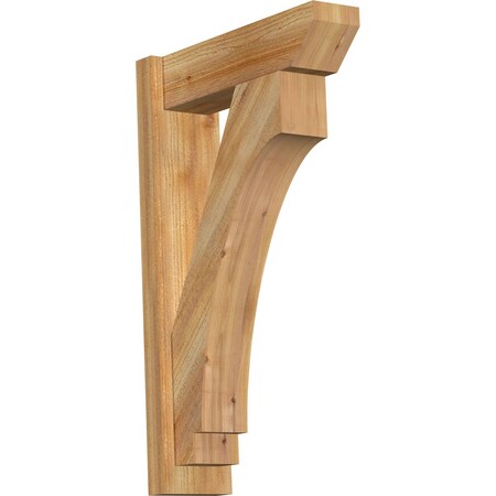 Ekena Millwork Imperial Slat Rough Sawn Outlooker, Western Red Cedar, 6"W x 20"D x 32"H OUT06X20X32IMP06RWR